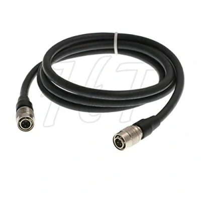 Abbildung von HangTon BDS Stromkabel Stecker Hirose 4 Pin auf für Audiogeräte MixPre 664 688 Mixer Zoom F8 Recorder (S S 1m)
