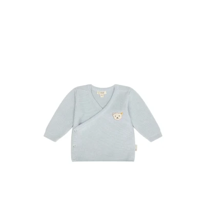 Abbildung von Steiff Unisex SET TR Strickjacke für Kinder, Größe: 68, Celestial blue
