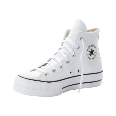 Abbildung von Converse Chuck Taylor ALL STAR LIFT Clean Sneaker high, Damen, Größe: 37.5, White/black Leder