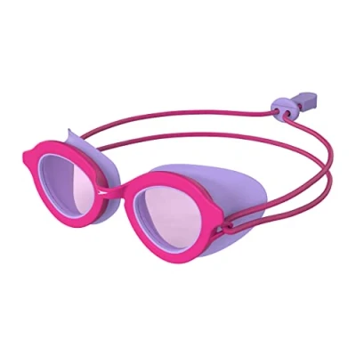 Abbildung von Speedo Mädchen Sunny G Sea Shells Schwimmbrille, Rosa Schafgarbe/Zinnoberrot, One Size