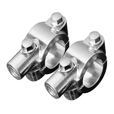 Abbildung von Spiegelhalter Spiegel Halterung Für 7/8 Zoll Lenker Motorrad 10mm Chrome