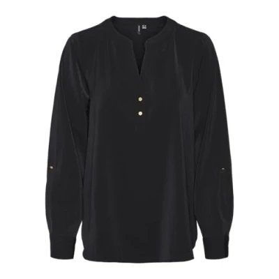 Abbildung von Vero Moda Vmani Bluse, Damen, Größe: Medium, Black