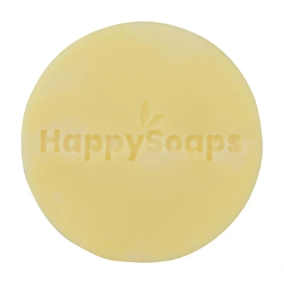 Abbildung von HappySoaps Chamomile Relaxation Conditioner Bar 65g.