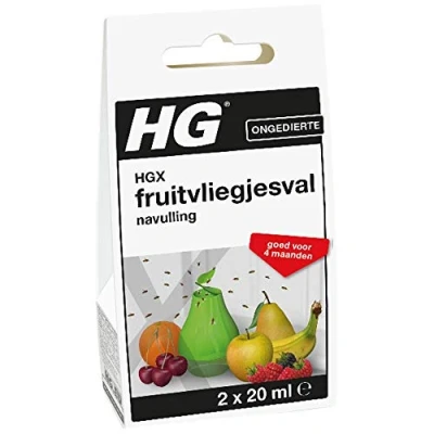 Abbildung von HG Fruchtfliegenfalle Nachfüller, Weiß, 2x20ml