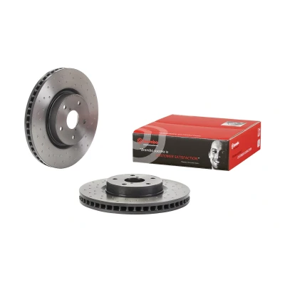 Abbildung von BREMBO 09.D245.1X Bremsscheibe 315 30 5 gelocht/innenbel. beschichtet SUBARU: Outback IV, V, WRX Limousine