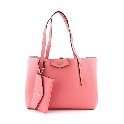 Abbildung von Guess Brenton TOTE SET Handtasche, Damen, Größe: One Size, Pink