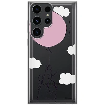 Abbildung von ERT GROUP Handyhülle für Samsung S23 Ultra Original und offiziell Lizenziertes Disney Muster Winnie The Pooh &amp; Friends 013 optimal an die Form des Handy angepasst, teilweise transparent