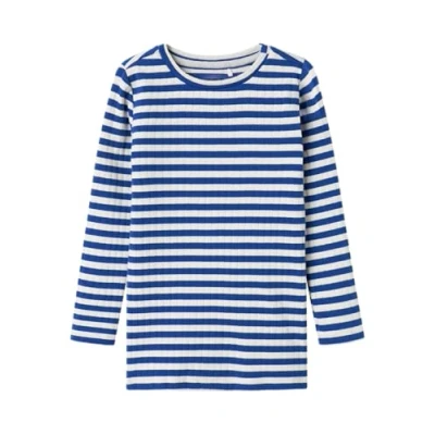 Abbildung von NAME IT Mädchen Nmfsuraja XSL Top Noos Langarmshirt, Surf The Web/Stripes:Stripe, 110 EU