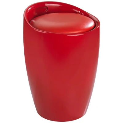 Abbildung von Wenko Wäschekorb Wäschesammler Candy 20 L rot