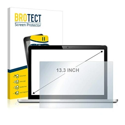 Abbildung von BROTECT 13.3&quot; Schutzglas für Notebooks mit 13,3 Zoll (33.8 cm) [285 x 180 mm, 16:10] Schutzfolie Panzer Folie Glas [Extrem Kratzfest 9H,