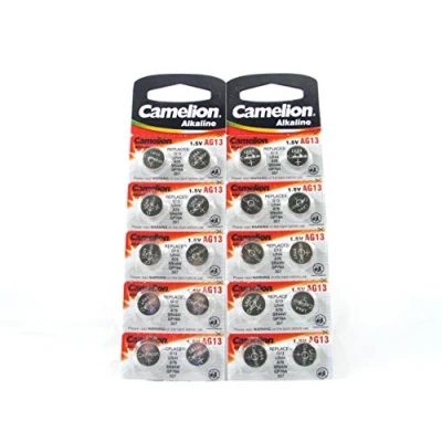 Abbildung von 20 Camelion AG13 A76 LR44 357 L1154 Button Cell Watch Battery With Long Shelf Life (Expire Date Marked) by