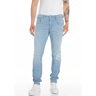 Abbildung von Replay Anbass Pants Jeans Slim Fit, Herren, Größe: 32x36, Light blue