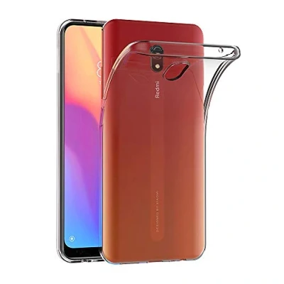 Abbildung von AICEK Hülle Compatible für Xiaomi Redmi 8A Transparent Silikon Schutzhülle Case Clear Durchsichtige TPU Bumper Handyhülle (6,2 Zoll)