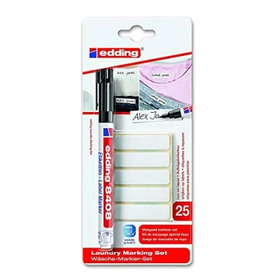 Abbildung von Edding Marker 8408 Wäsche Markier Set mit 25