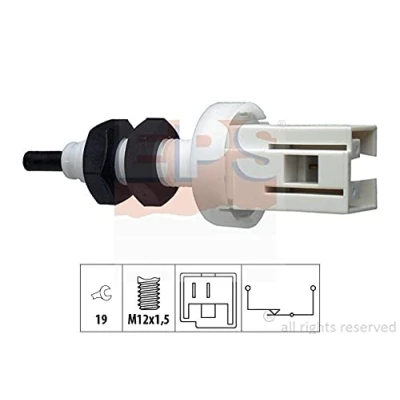 Abbildung von EPS 1.810.250 Bremslichtschalter mechanisch M12x1,5 Made in Italy OE Equivalent