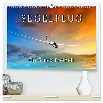 Abbildung von Segelflug, ein Stück Freiheit (hochwertiger Premium Wandkalender 2025 DIN A2 quer), Kunstdruck in Hochglanz