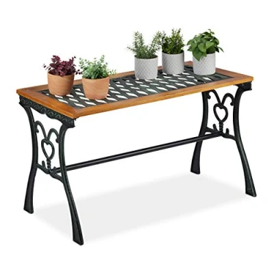 Abbildung von relaxdays Gartentisch rechteckig