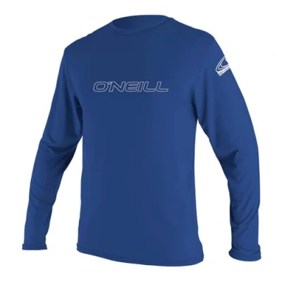 Abbildung von O&#039;Neill Wetsuits Herren Basic Skins L/S Rash Tee Vest, Pacific, XS