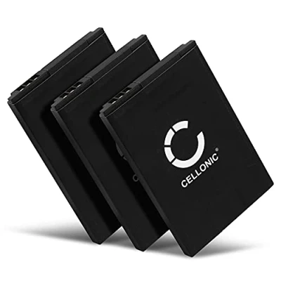 Abbildung von CELLONIC 3X Ersatzakku für Siemens Gigaset SL78H, SL350, SL400, SL400A, SL450, SL750, SL780, SL785 Telefon Ersatz Akku V30145 K1310 X445, 850mAh wiederaufladbare Batterie Telefonakku
