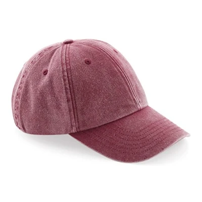 Abbildung von Beechfield® Baseball Cap Low Profile Vintage / 6 Panel Design
