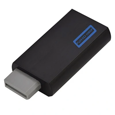 Abbildung von Bewinner HDMI Adapter Konverter Full HD für Wii zu 720P 1080P 3,5 mm Ausgang Video Audio