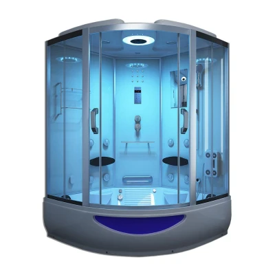 Abbildung von HOME DELUXE Dampfdusche EXCLUSIVE Weiß, BxT: 150x150 cm, Dampfsauna, Badewanne, Whirlpool, Dusche