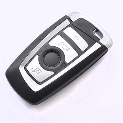 Abbildung von Auto Schlüssel Smartkey Funk Fernbedienung Sender 4 Tasten Gehäuse + Notschlüssel Rohling für BMW