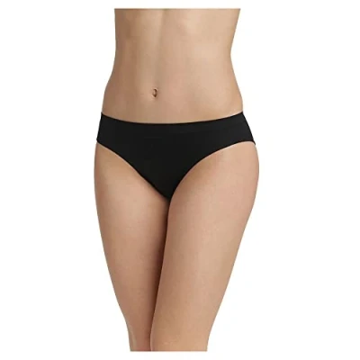 Abbildung von Dim Slip Ohne Naht Aus Mikrofaser Les Pockets Damen x2, Multicolor, S M