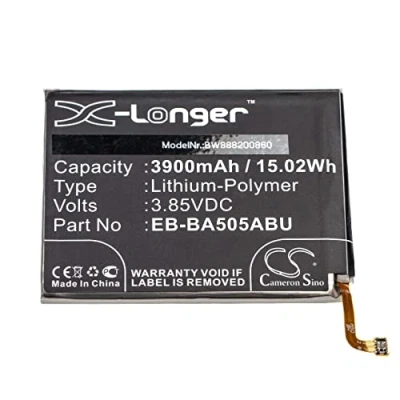 Abbildung von vhbw Akku kompatibel mit Samsung Galaxy A50, A50 2019, SM A505, A505F/DS Handy Smartphone Telefon (3900mAh, 3,9V, Li Polymer)