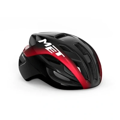 Abbildung von MET Unisex Erwachsene Rivale MIPS Renradhelm, Black/Red Metallic, S / 52 56cm