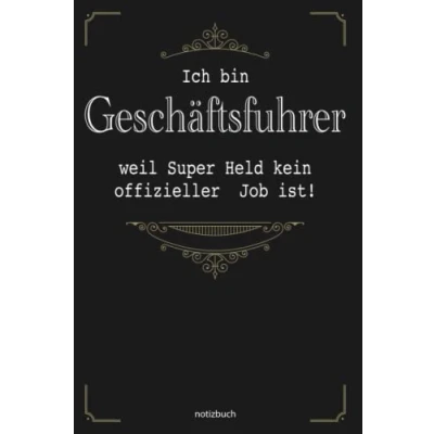 Abbildung von Geschenk Geschäftsführer Notizbuch: Notizbuch als für den besten A5 / liniert 120 Seiten Tagebuch Terminplaner ... Mann zum Abschied Abschiedsgeschenk