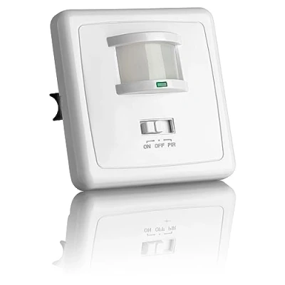Abbildung von SEBSON Bewegungsmelder Unterputz LED geeignet IR Sensor einstellbar 2er Set