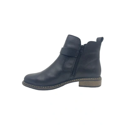 Abbildung von Z4959 00 Philippa Black Leather Womens Ankle Boots