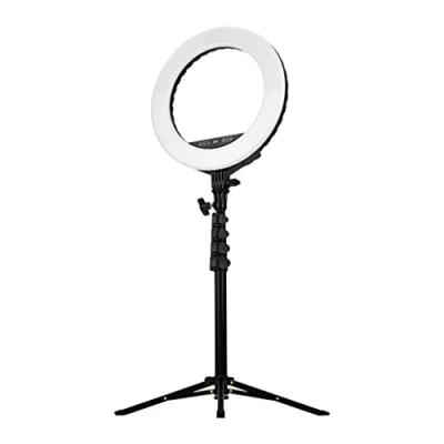 Abbildung von Streamplify Light 14 Ringlicht mit Stativ 36 cm Premium 14″ LED Ringleuchte Handy Halterung, für Webcams Ring 2250 Lumen 4 Farbtemperaturen