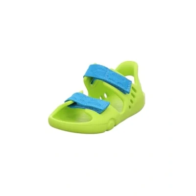 Abbildung von Superfit Splash Unisex Pantolette flach für Kinder, Größe: 32, Hellgrün/türkis Textil/synthetik