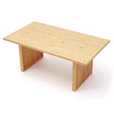 Abbildung von MY FAT GORILLA Bambus Wohnzimmertisch Couchtisch 100 cm x 56 42 Coffee Table Tisch Wohnzimmer Sofatisch Couch Holz Sofa Couchtische
