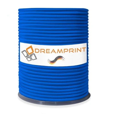 Abbildung von Dreamprint Expanderseil 100m Blau 8mm Ø Gummiseil, Planenseil, elastisches Seil für Innen &amp; Außen Wetterfest Reißfest Ideal Ladungssicherung, Planenbefestigung, Camping Outdoor