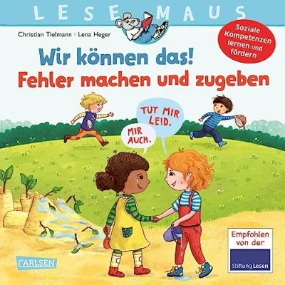 Abbildung von LESEMAUS 134: Wir können das! Fehler machen und zugeben: Fröhliches Bilderbuch für Kita Kinder ab 3 spielerische Förderung sozialer Kompetenzen (134)