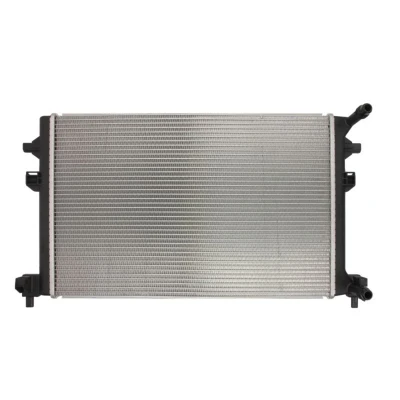 Abbildung von THERMOTEC D7A036TT Kühler, Motorkühlung Aluminium 620 414 26 Kühlrippen gelötet VOLKSWAGEN: Golf 7 Schrägheck, Variant, Passat B8 Variant