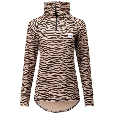 Abbildung von Eivy Damen Icecold Zip Top Yoga Shirt, Zebra, XS EU