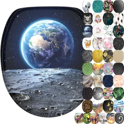 Abbildung von Sanilo WC Sitz Earth, mit Absenkautomatik, BxL: 37,7 x 42,0 47,0 cm