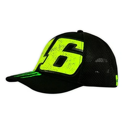 Abbildung von Valentino Rossi Kappe Mit Visier Monster Energy,Mann,One Size,Schwarz