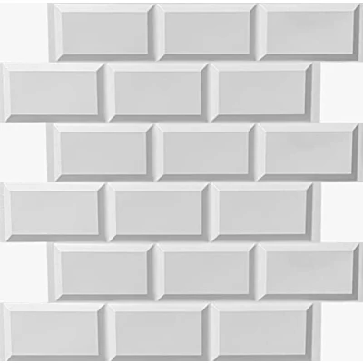 Abbildung von IKHEMalarka 3D Wandpaneel Tapeten Paneele PVC Schaum SELBSTKLEBEND, BxL: 30,00x30,00 cm, 0,09 qm, Tapete mit Steinoptik Fliesenaufkleber