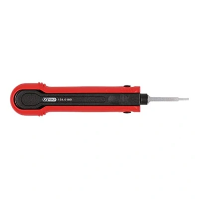 Abbildung von KS Tools 154.0105 Entriegelungswerkzeug für Flachstecker/Flachsteckhülsen 1,2 mm (AMP Tyco MQS)