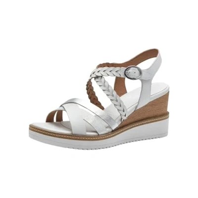 Abbildung von Tamaris Plateausandalette, Damen, Größe: 41, White Schuhe
