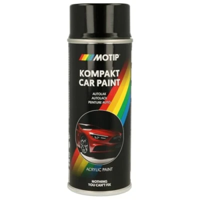 Abbildung von MOTIP 51021 Fahrzeug Kombinationslack Spraydose schwarz Kompakt weiß glänzend 400 ml