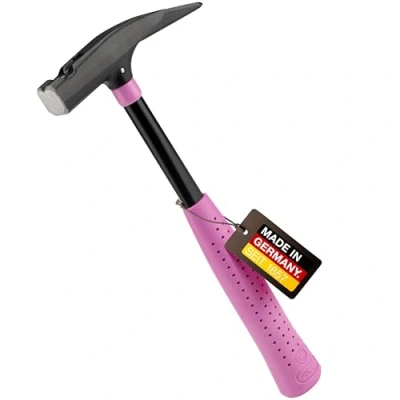 Abbildung von PICARD Latthammer Pink Edition, Nr. 626M 760g glatt Magnetischer Nagelhalter GS geprüft &amp; VPA zertifiziert Korrosionsgeschützt Ergonomischer Griff 32 cm Länge Made in Germany seit 1857