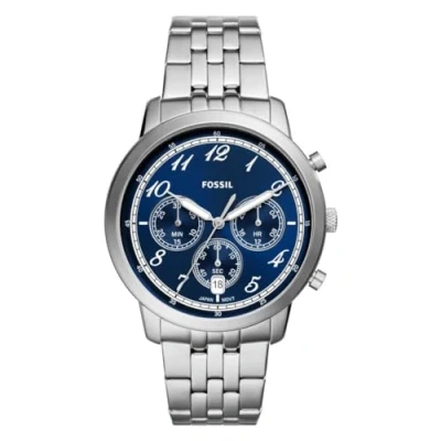 Abbildung von Fossil MEN&#039;S Neutra Watch Chronograph silvercoloured, Herren, Größe: One Size, Silver coloured