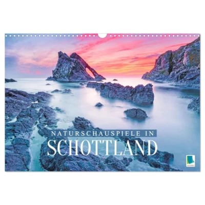 Abbildung von Naturschauspiele in Schottland (Wandkalender 2025 DIN A3 quer), CALVENDO Monatskalender
