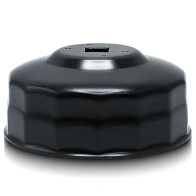Abbildung von CCLIFE 75 77 mm Ölfilterschlüssel 3/8&#039;&#039; Ölfilterkappen ÖlFilter Werkzeug Auto 15 kant